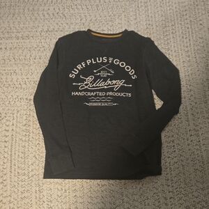 NWOT Billabong Gray Long Sleeve Shirt